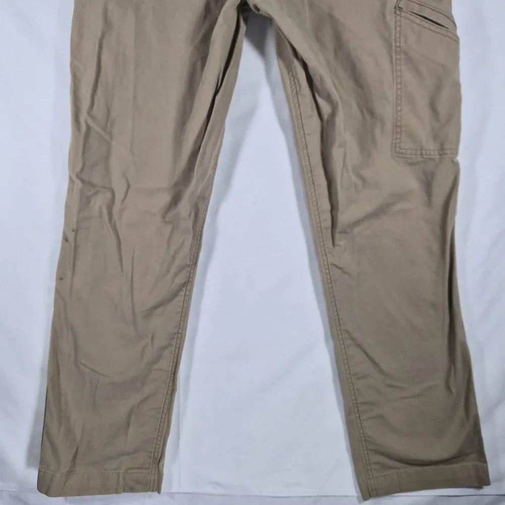 Carhartt Rugged Flex Relaxed Fit Canvas Work Pants Men's 32x30 Tan Workwear
